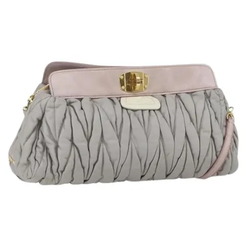 Pre-owned > Pre-owned Bags > Pre-owned Clutches - - Miu Miu Pre-owned - Modalova