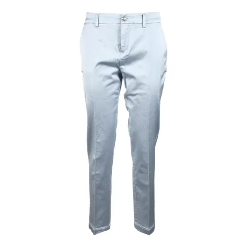 Guess - Trousers > Chinos - Blue - Guess - Modalova