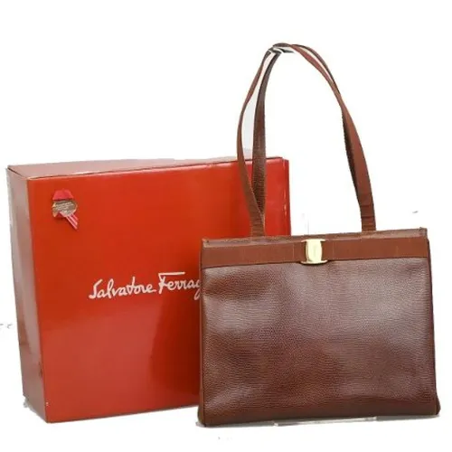 Pre-owned > Pre-owned Bags > Pre-owned Shoulder Bags - - Salvatore Ferragamo Pre-owned - Modalova
