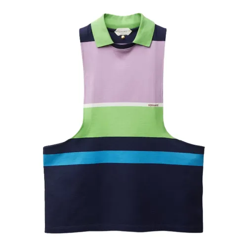 Tops > Sleeveless Tops - - Versace - Modalova
