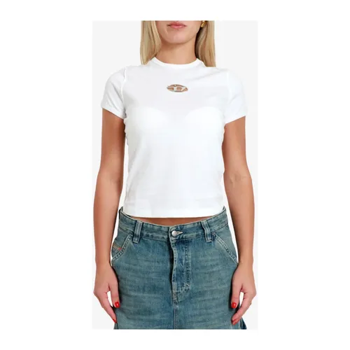Diesel - Tops > T-Shirts - White - Diesel - Modalova