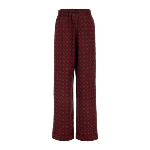 Trousers > Straight Trousers - - Moschino - Modalova