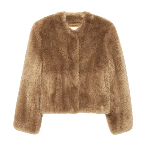 Jackets > Faux Fur & Shearling Jackets - - Stand Studio - Modalova