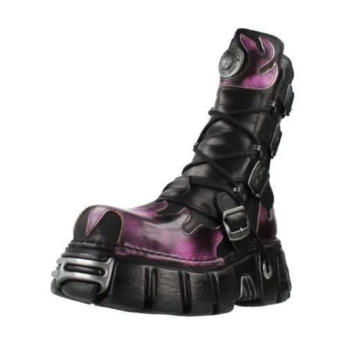Shoes > Boots > Lace-up Boots - - New Rock - Modalova