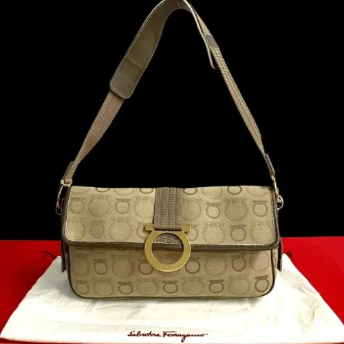 Pre-owned > Pre-owned Bags > Pre-owned Shoulder Bags - - Salvatore Ferragamo Pre-owned - Modalova