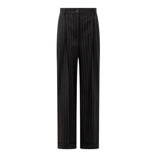 Trousers > Straight Trousers - - Dolce & Gabbana - Modalova
