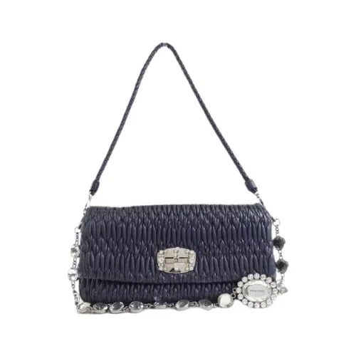 Pre-owned > Pre-owned Bags > Pre-owned Shoulder Bags - - Miu Miu Pre-owned - Modalova