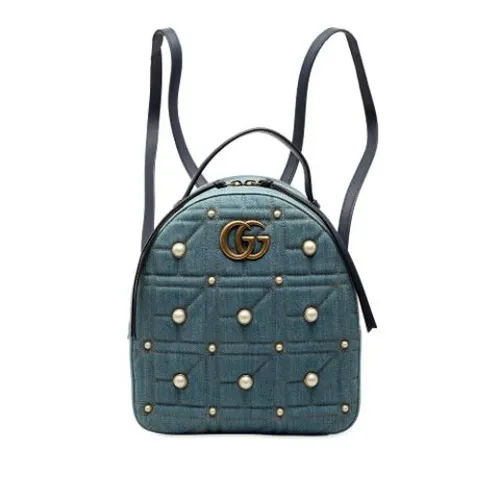 Pre-owned > Pre-owned Bags > Pre-owned Backpacks - - Gucci Vintage - Modalova