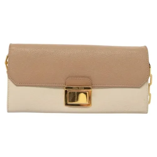Pre-owned > Pre-owned Accessories > Pre-owned Wallets - - Miu Miu Pre-owned - Modalova
