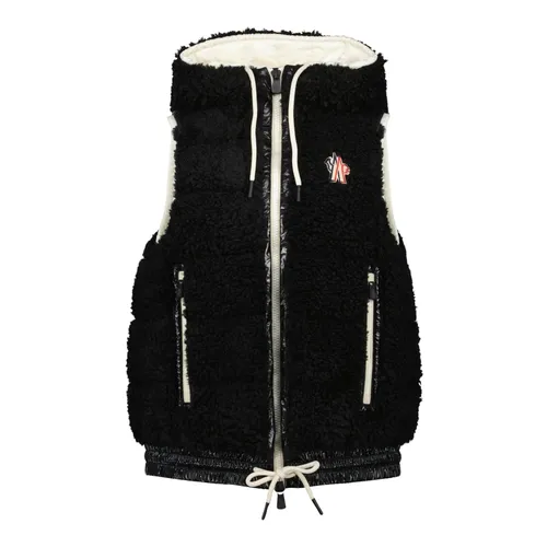 Moncler - Jackets > Vests - Black - Moncler - Modalova