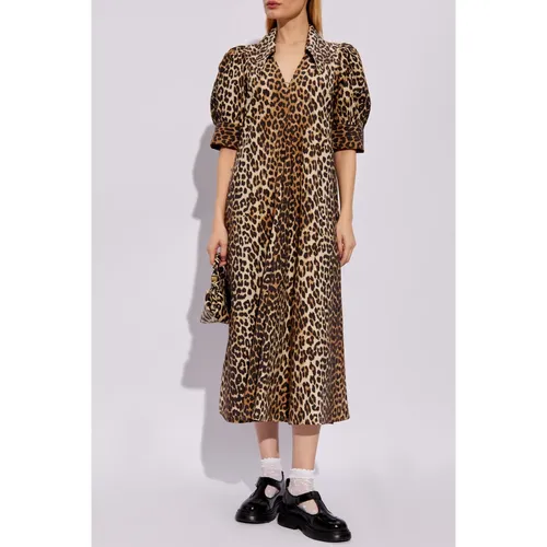 Dresses > Day Dresses > Midi Dresses - - Ganni - Modalova