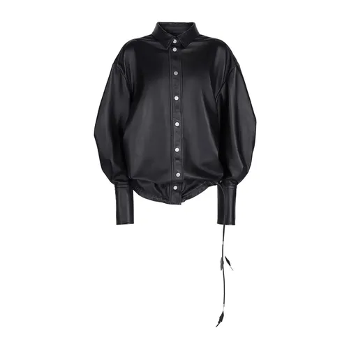 Jackets > Leather Jackets - - The Attico - Modalova