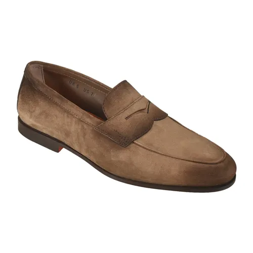 Shoes > Flats > Loafers - - Santoni - Modalova