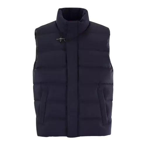 Fay - Jackets > Vests - Blue - Fay - Modalova