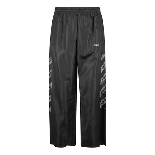 Trousers > Wide Trousers - - Off White - Modalova