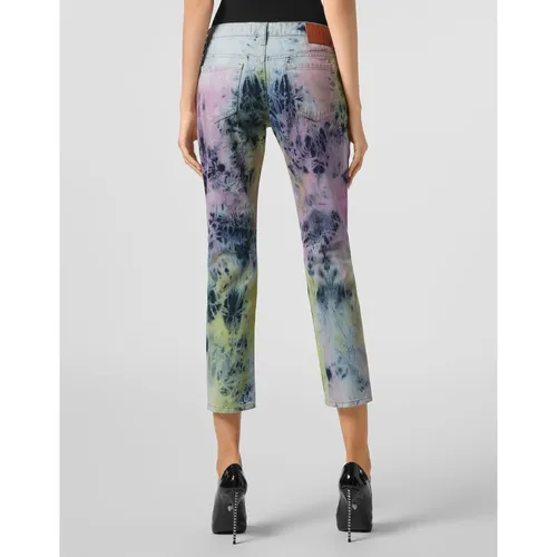 Jeans > Cropped Jeans - - Philipp Plein - Modalova