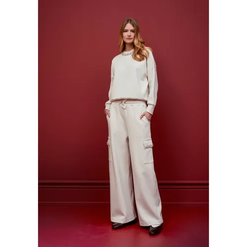 Trousers > Wide Trousers - - Clips - Modalova