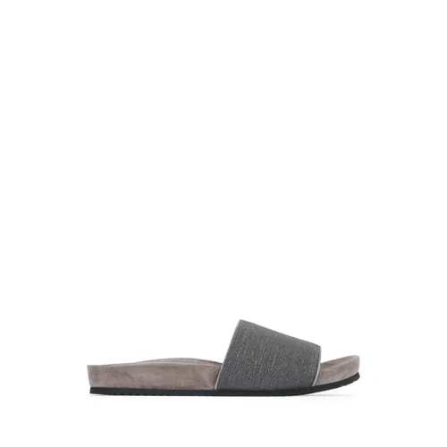Shoes > Flip Flops & Sliders > Sliders - - Brunello Cucinelli - Modalova