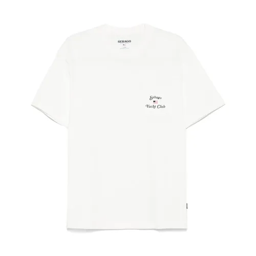 Sebago - Tops > T-Shirts - White - Sebago - Modalova