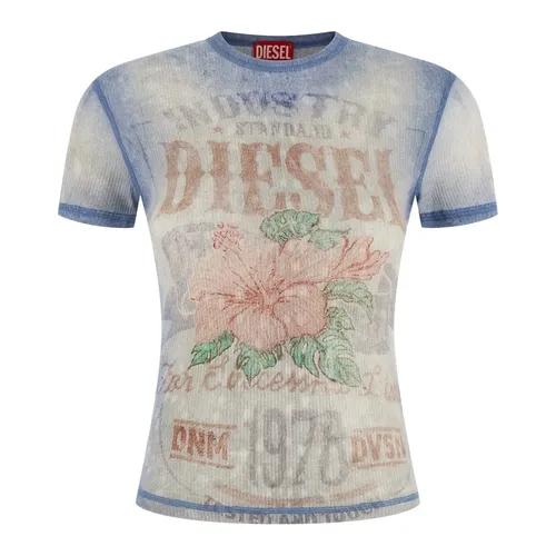 Diesel - Tops > T-Shirts - Blue - Diesel - Modalova