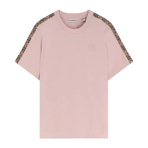 Burberry - Tops > T-Shirts - Pink - Burberry - Modalova