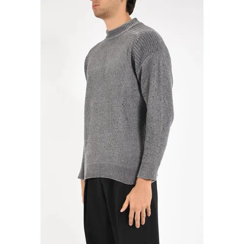 Knitwear > Round-neck Knitwear - - Daniele Alessandrini - Modalova