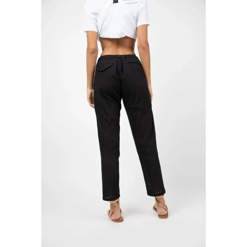 Trousers > Straight Trousers - - White Sand - Modalova