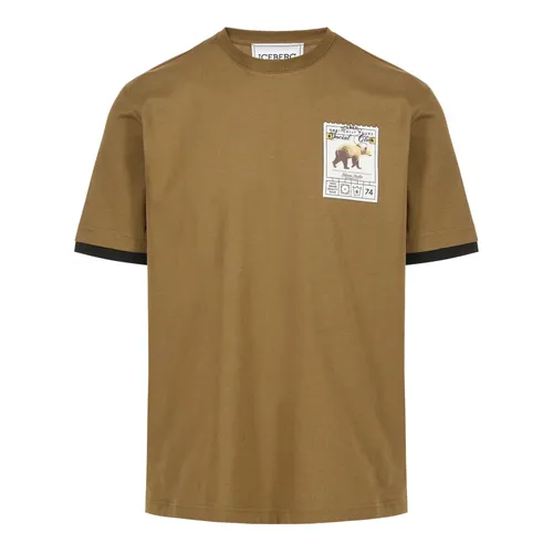 Iceberg - Tops > T-Shirts - Green - Iceberg - Modalova