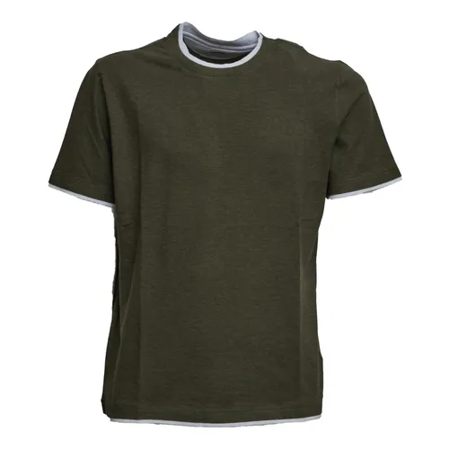 Fedeli - Tops > T-Shirts - Green - Fedeli - Modalova