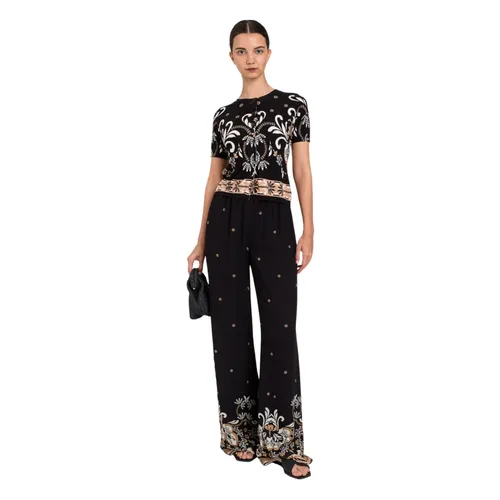 Trousers > Wide Trousers - - Twinset - Modalova