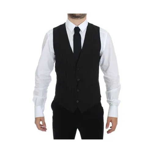 Suits > Suit Vests - - Dolce & Gabbana - Modalova