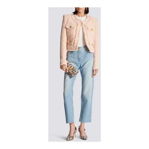 Jeans > Straight Jeans - - Balmain - Modalova
