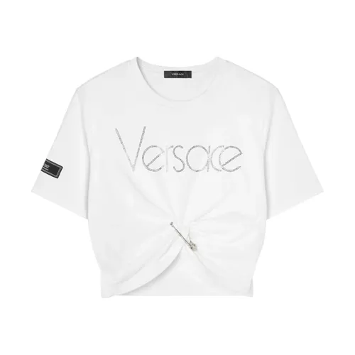 Versace - Tops > T-Shirts - White - Versace - Modalova