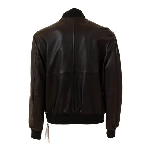 Jackets > Leather Jackets - - Just Cavalli - Modalova