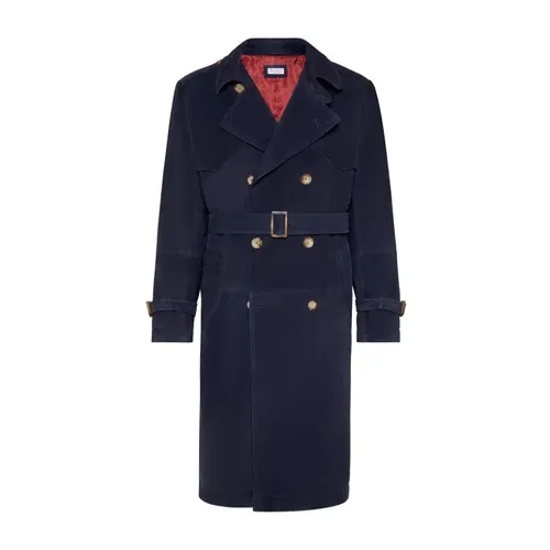 Coats > Trench Coats - - Brunello Cucinelli - Modalova