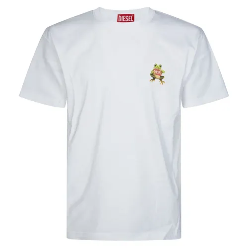 Diesel - Tops > T-Shirts - White - Diesel - Modalova