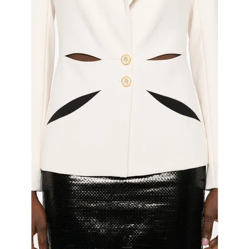 Jackets > Blazers - - Elisabetta Franchi - Modalova