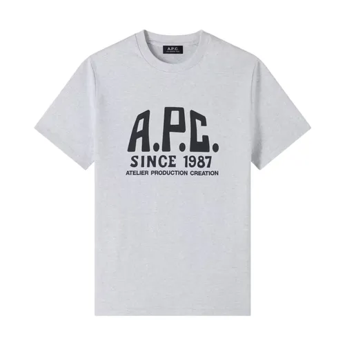 A.p.c. - Tops > T-Shirts - White - A.p.c. - Modalova