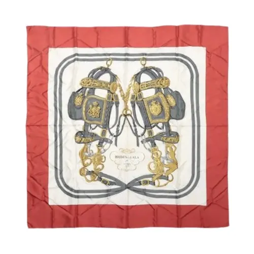Pre-owned > Pre-owned Accessories > Pre-owned Scarves - - Hermès Vintage - Modalova