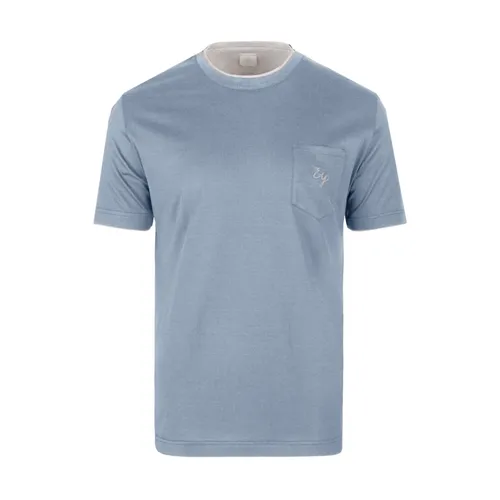 Eleventy - Tops > T-Shirts - Blue - Eleventy - Modalova