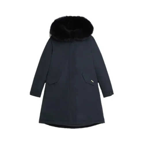 Woolrich - Coats > Parkas - Blue - Woolrich - Modalova