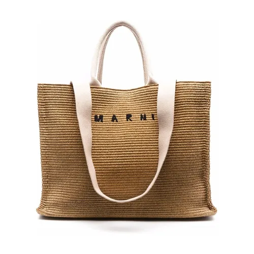Marni - Bags > Tote Bags - Brown - Marni - Modalova