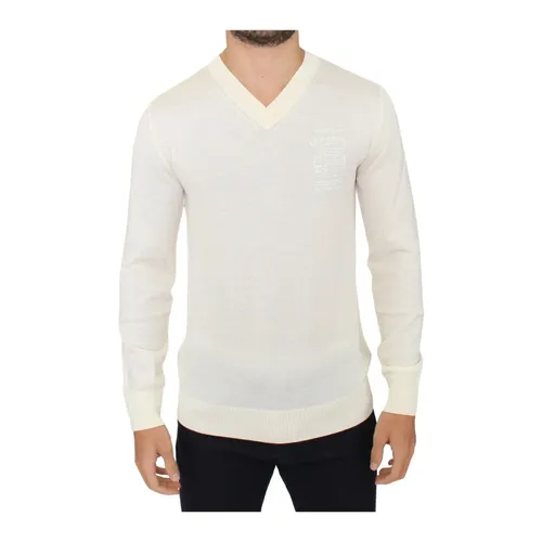 Knitwear > V-neck Knitwear - - Ermanno Scervino - Modalova