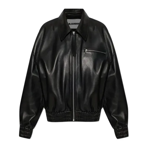 Jackets > Leather Jackets - - Jil Sander - Modalova