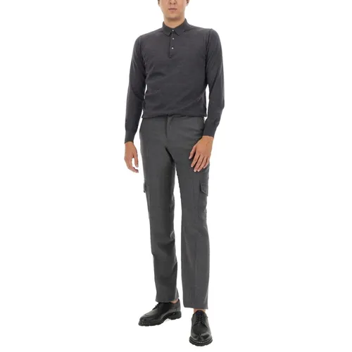Trousers > Straight Trousers - - Lardini - Modalova