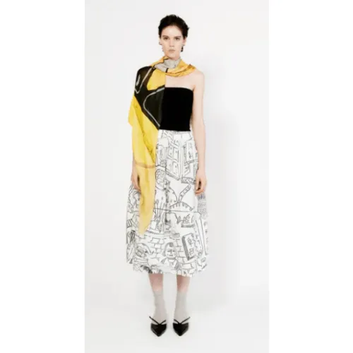 Skirts > Midi Skirts - - Talking Walls - Modalova