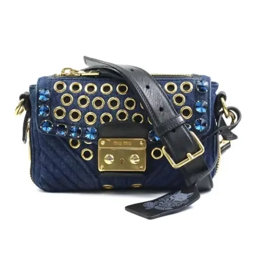 Pre-owned > Pre-owned Bags > Pre-owned Shoulder Bags - - Miu Miu Pre-owned - Modalova