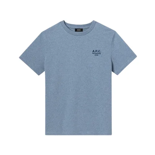 A.p.c. - Tops > T-Shirts - Blue - A.p.c. - Modalova