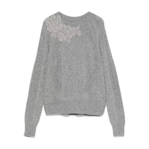 Knitwear > Round-neck Knitwear - - Ermanno Scervino - Modalova