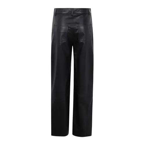 Trousers > Leather Trousers - - Loulou Studio - Modalova